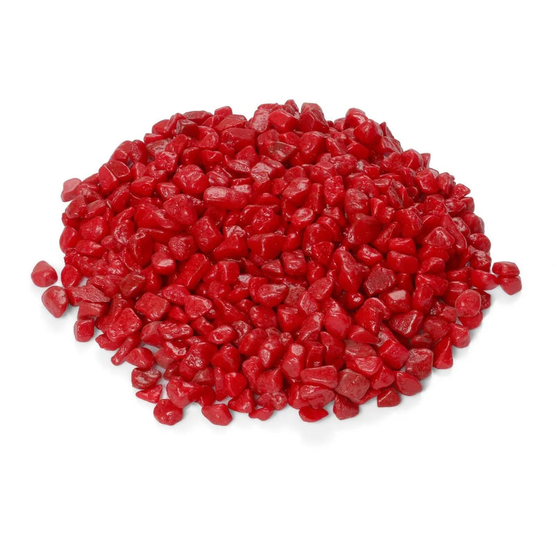 Cherry Red Glazed Colored Gravels