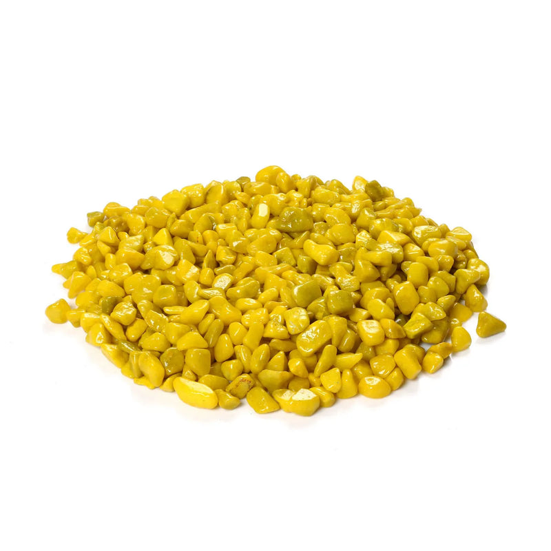 Lemon Yellow Glazed Gravels