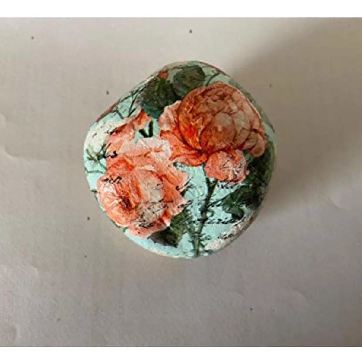 Marble Stone Handcrafted Floral Designer Stone Paper Weights
