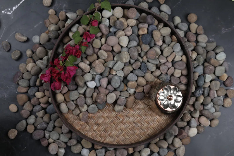 River Pebbles Rocks for Garden, Landscaping, Aquarium and Home Decor