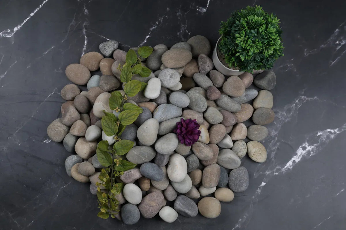 River Pebbles Rocks for Garden, Landscaping, Aquarium and Home Decor