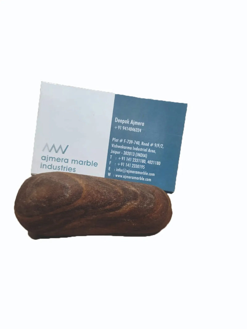 Chromatic Natural Stone Business Card Holder for desks and Gifting