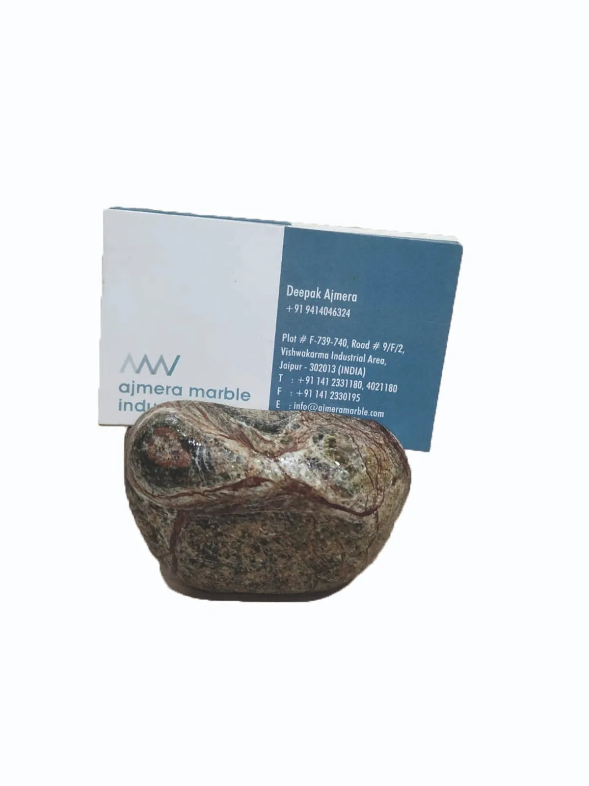 Timberland Natural Stone Business Card Holder for desks and Gifting