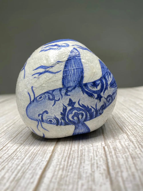 Blue Ocean Art Stone Paperweight