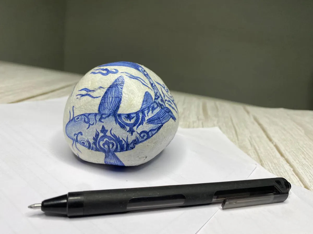 Blue Ocean Art Stone Paperweight