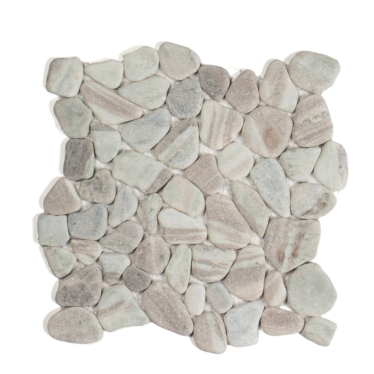 Fantasy brown flat pebble tile