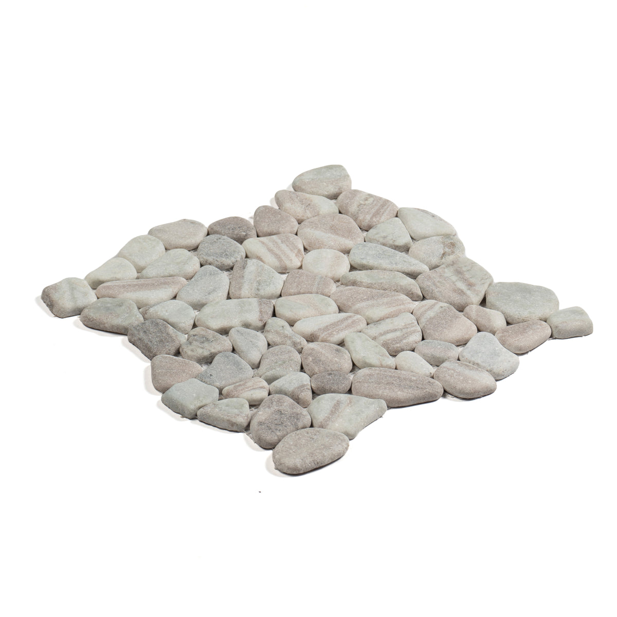 Fantasy brown flat pebble tile