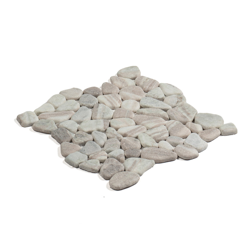 Fantasy brown flat pebble tile