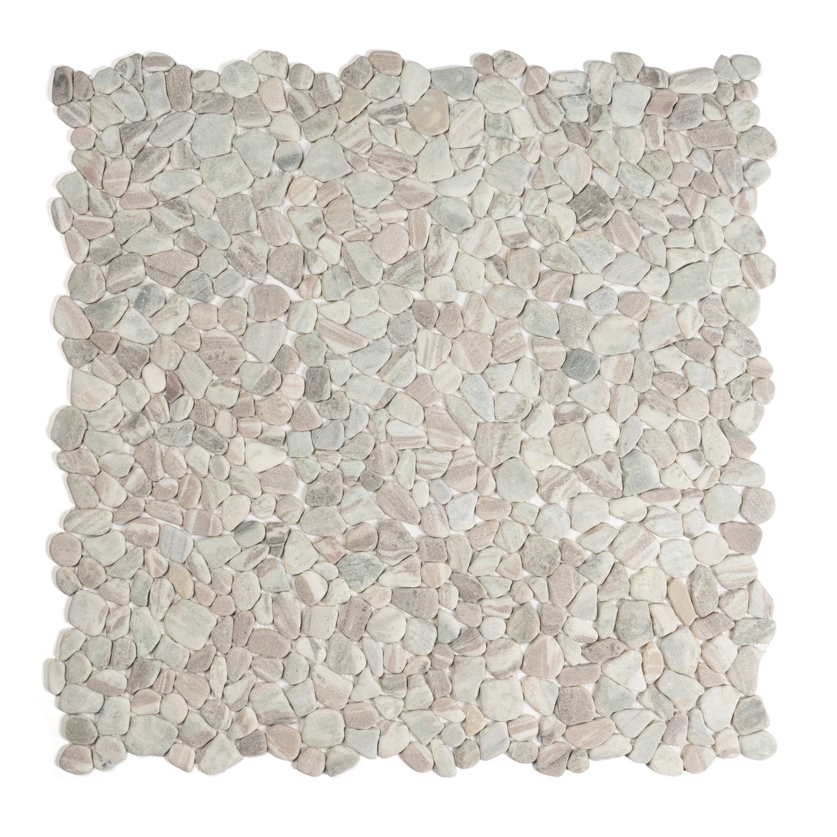 Fantasy brown flat pebble tile