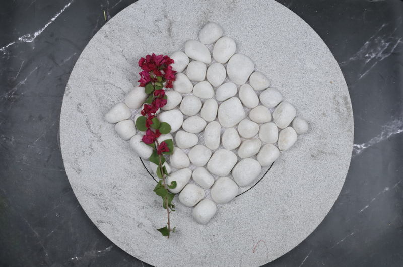 Crystal White Pebble Mosaic Tile