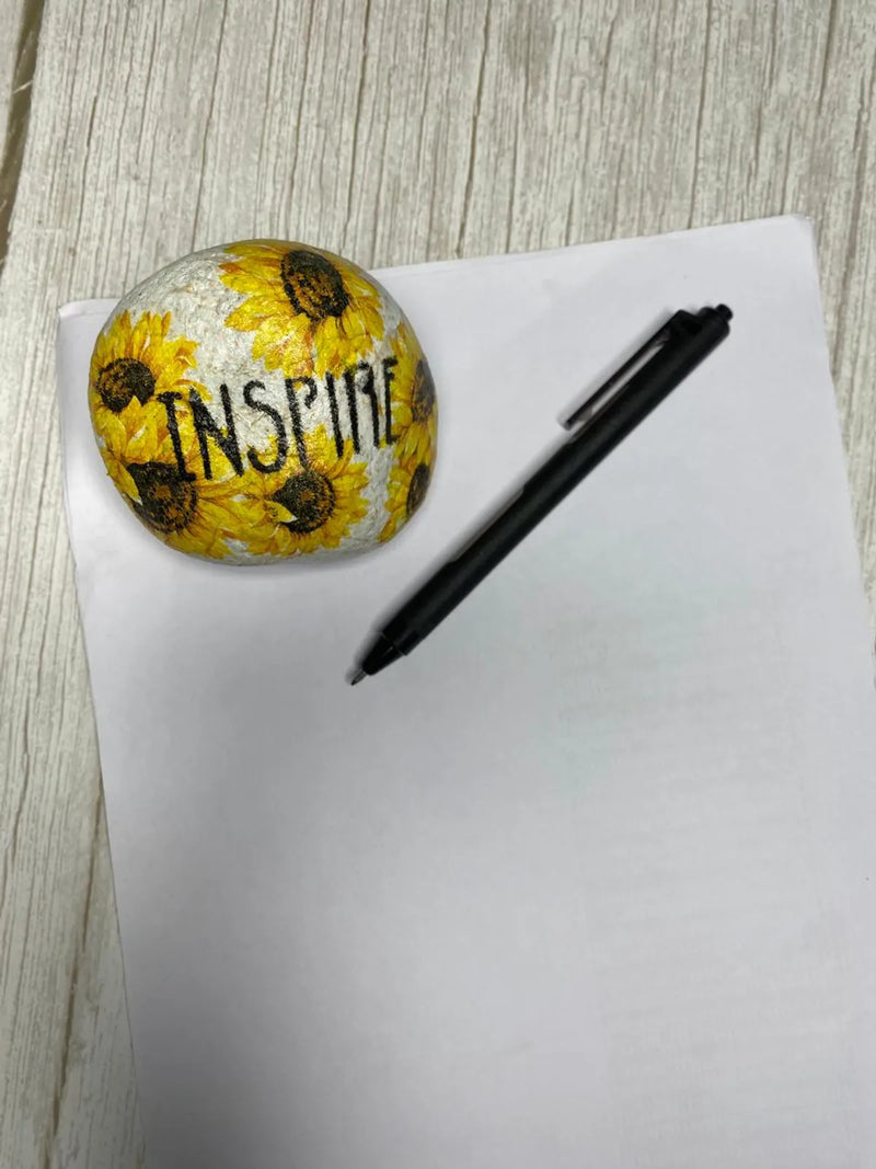 Sunflower Inspire Stone Paperweight