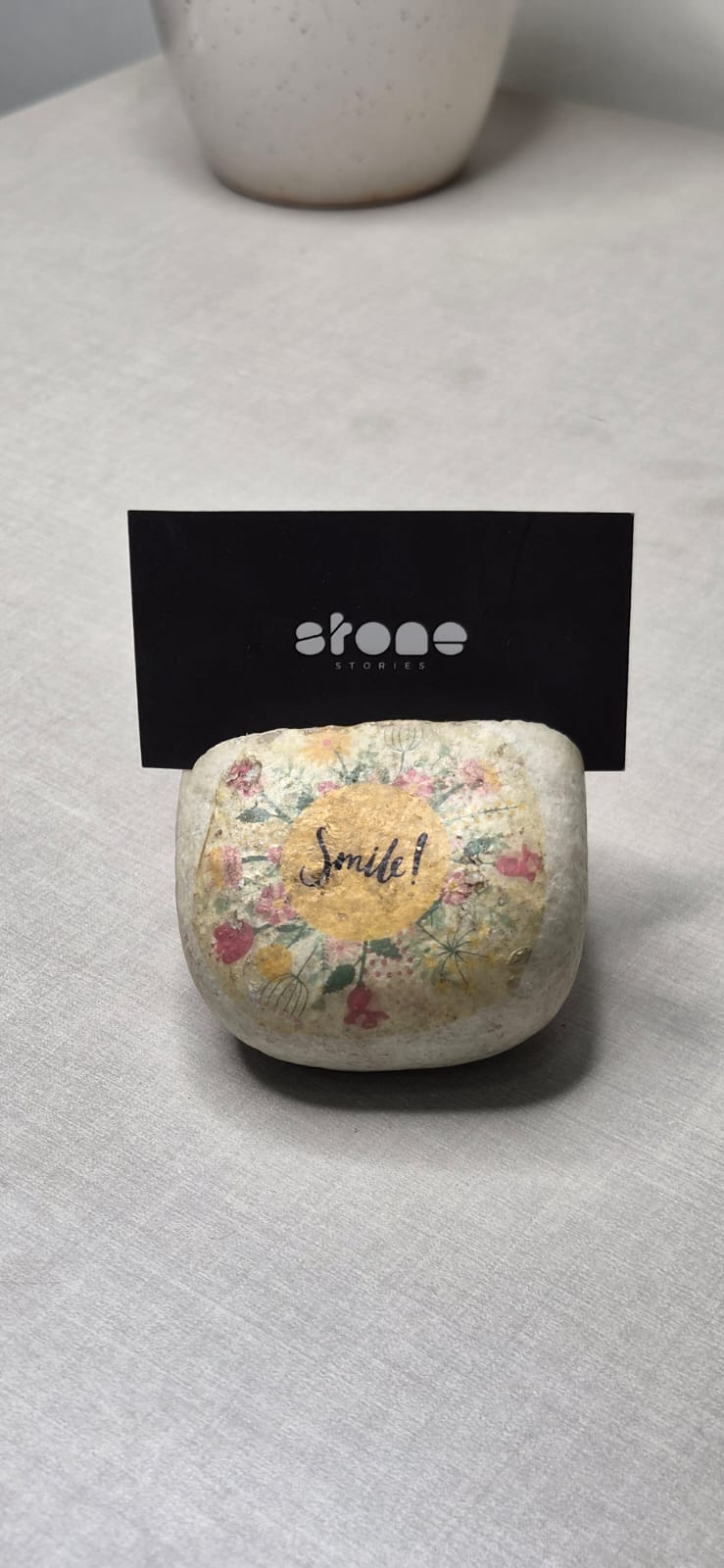 Smile business card holders