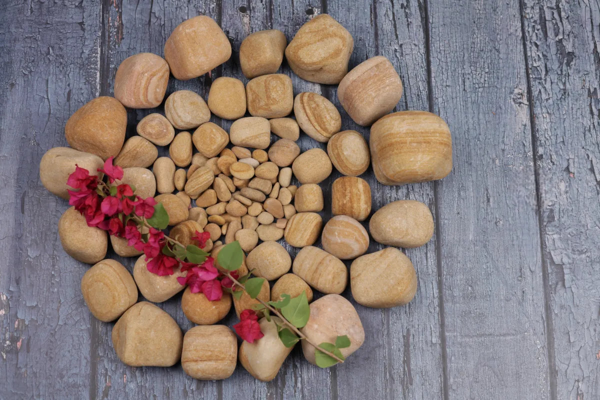 Golden Teak  Pebbles