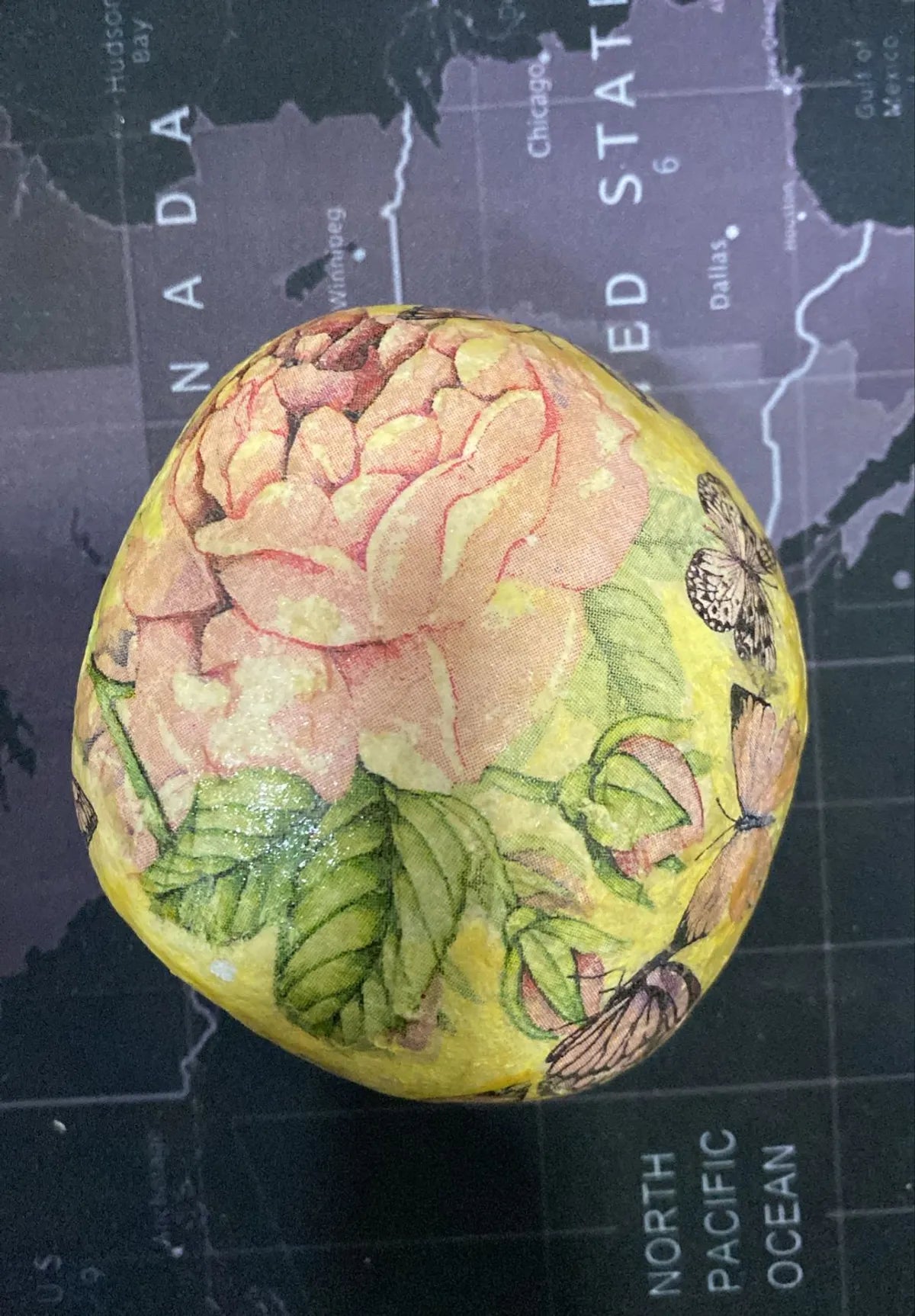 Marble Stone Handcrafted All Side Faith and Trust Designer Stone Gifting Stones