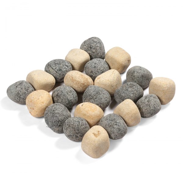 StoneStories Black Beauty and Divine Gold Mixed Pebbles M (2-3 inch)