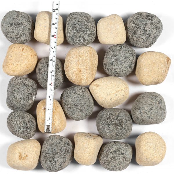 StoneStories Black Beauty and Divine Gold Mixed Pebbles M (2-3 inch) - Image 2