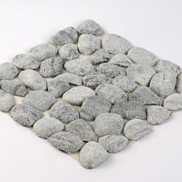 Stonestories Classic Grey Pebble Mosaic Tile for Wall Cladding and Flooring - set of 4 - 30 cm x 30 cm tile - Image 2