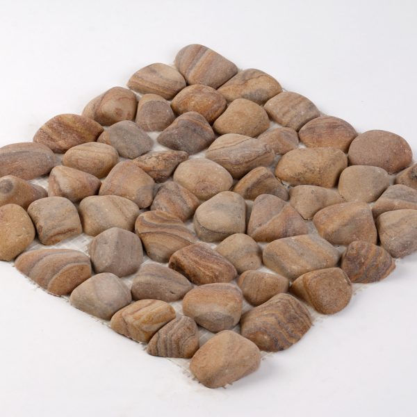 Stonestories Rainbow Pebble Mosaic Tile for Wall Cladding and Flooring - set of 4 - 30 cm x 30 cm tile - Image 2