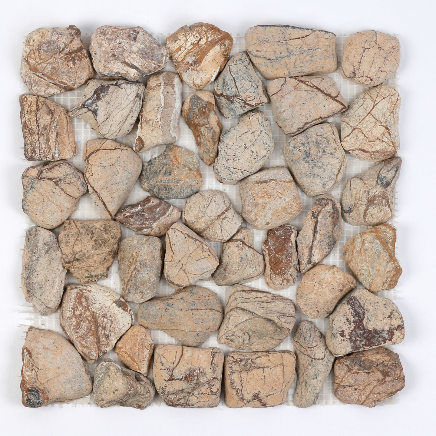 Stonestories Rainforest Brown Pebble Mosaic Tile for Wall Cladding and ...