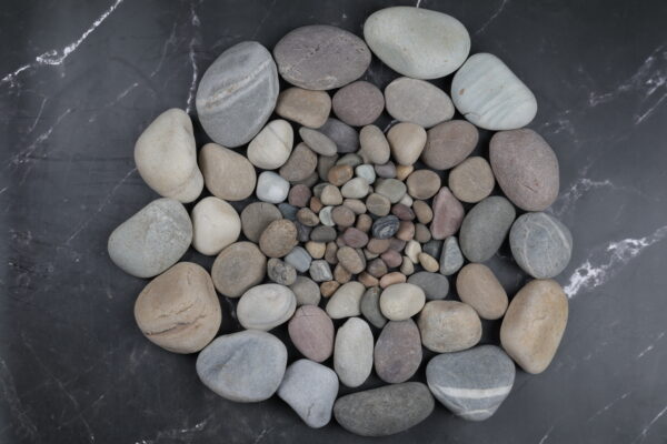 Stonestories River Pebbles Rocks for Garden, Landscaping, Aquarium and Home Decor M (2-3 inch) - Image 6